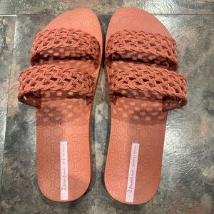 Ipanema Brown Braided Sandals